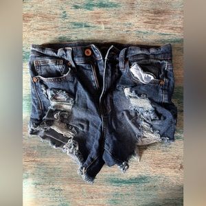 Kendall + Kylie Jean Shorts; Size 1